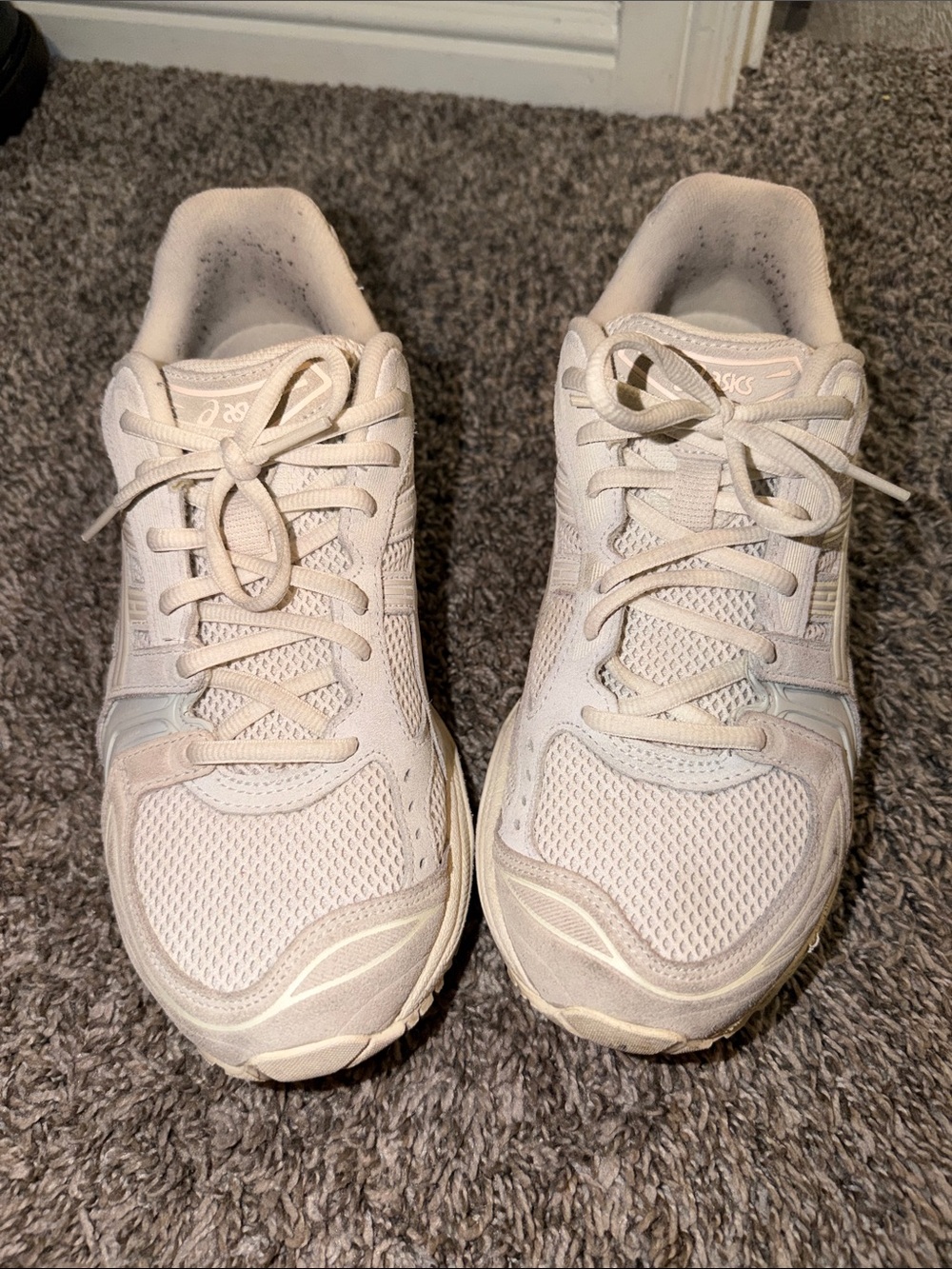 ASICS Women’s Cream/White Athletic Sneakers